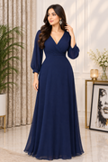 Classic Contrast Collar Dress
